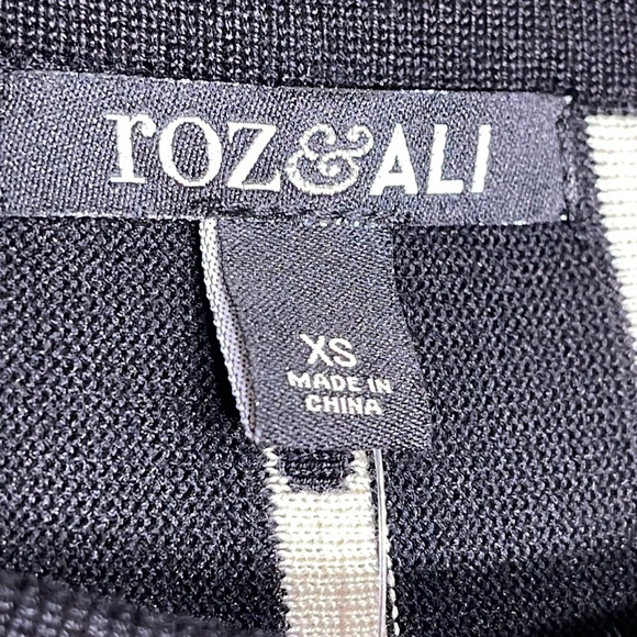 NWT ROZ & ALI Fit & Flare Sweater Dress - Picture 4 of 9